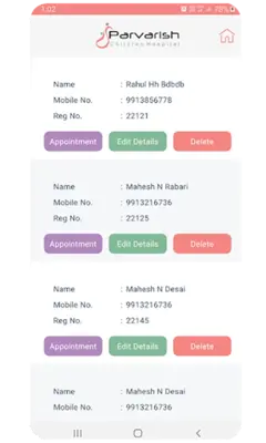 Parvarish Hospital android App screenshot 0